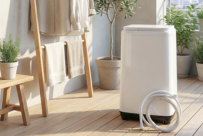Máy giặt mini nhiệt độ cao Lumias 3 kg WS050WH